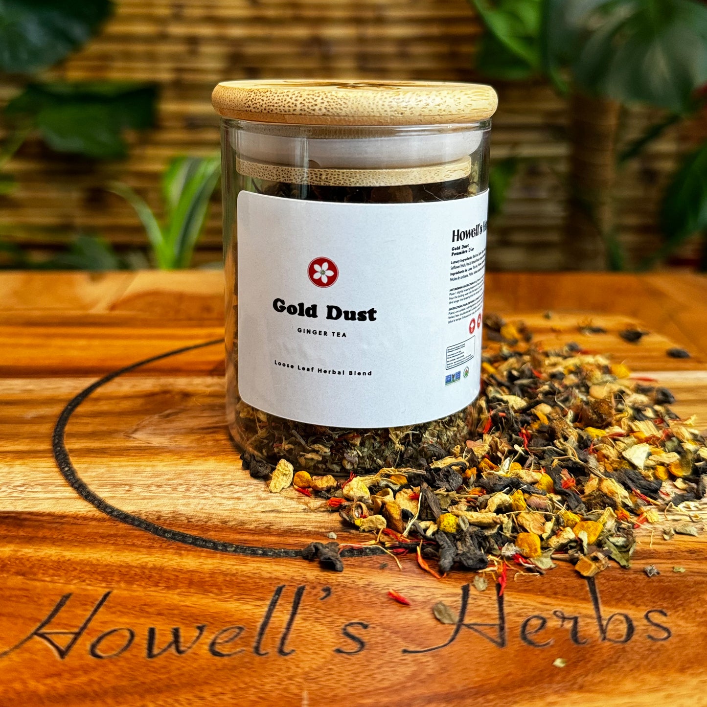 howells herbs tea ginger gold dust